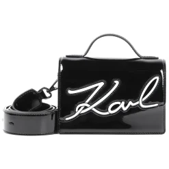 Online KARL LAGERFELD KIDS Sac à main ajustable à aimants BLACK