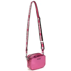 Hot HUGO Sac à main en toile enduite SHOCKING PINK