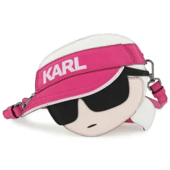 Hot KARL LAGERFELD KIDS Sac à main zippé ajustable ROSE TAGADA