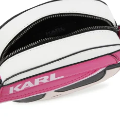 Hot KARL LAGERFELD KIDS Sac à main zippé ajustable ROSE TAGADA
