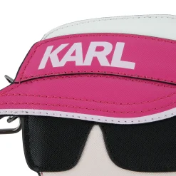 Hot KARL LAGERFELD KIDS Sac à main zippé ajustable ROSE TAGADA