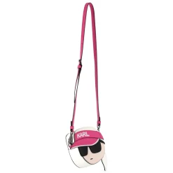 Hot KARL LAGERFELD KIDS Sac à main zippé ajustable ROSE TAGADA