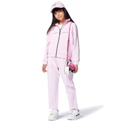 Hot KARL LAGERFELD KIDS Sac à main zippé ajustable ROSE TAGADA