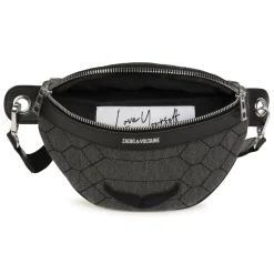 Online ZADIG & VOLTAIRE Sac banane avec anse amovible BLACK