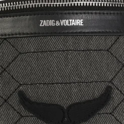 Online ZADIG & VOLTAIRE Sac banane avec anse amovible BLACK