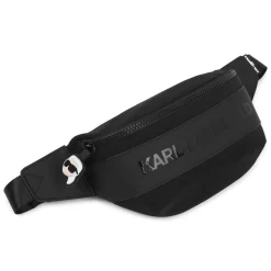 Discount KARL LAGERFELD KIDS Sac banane avec badge KARL BLACK