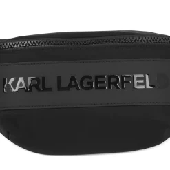 Discount KARL LAGERFELD KIDS Sac banane avec badge KARL BLACK