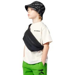 Discount KARL LAGERFELD KIDS Sac banane avec badge KARL BLACK