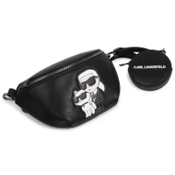 New KARL LAGERFELD KIDS Sac banane et porte-monnaie BLACK