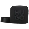 New HUGO Sac besace zippé BLACK