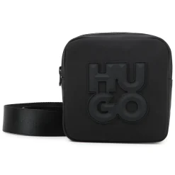 New HUGO Sac besace zippé BLACK