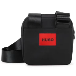 New HUGO Sac besace zippé BLACK