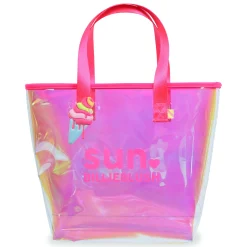Hot BILLIEBLUSH Sac cabas brillant avec badge MALABAR