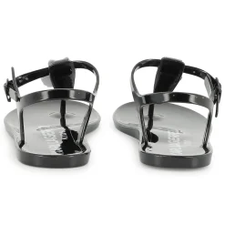 Sale KARL LAGERFELD KIDS Sandales à boucles avec badge BLACK