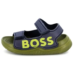 Fashion BOSS Sandales à fermeture par bandes auto aggripantes BLEU CARGO