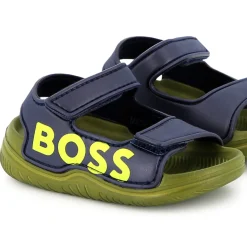 Fashion BOSS Sandales à fermeture par bandes auto aggripantes BLEU CARGO