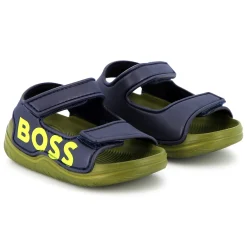 Fashion BOSS Sandales à fermeture par bandes auto aggripantes BLEU CARGO