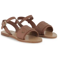 Best CHLOE Sandales avec boucle MARRON FONCE