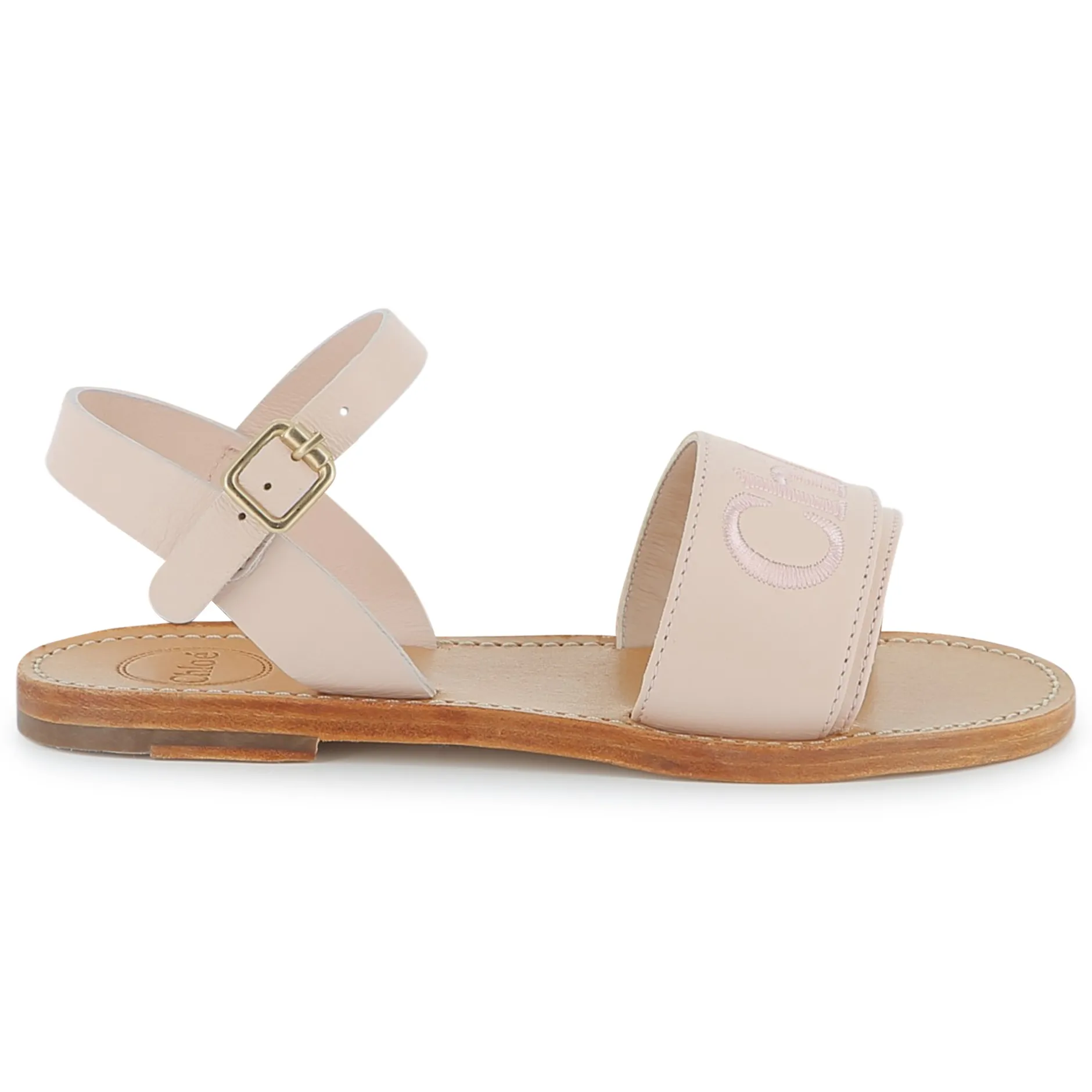 Best CHLOE Sandales avec boucle ROSE POUDRIER
