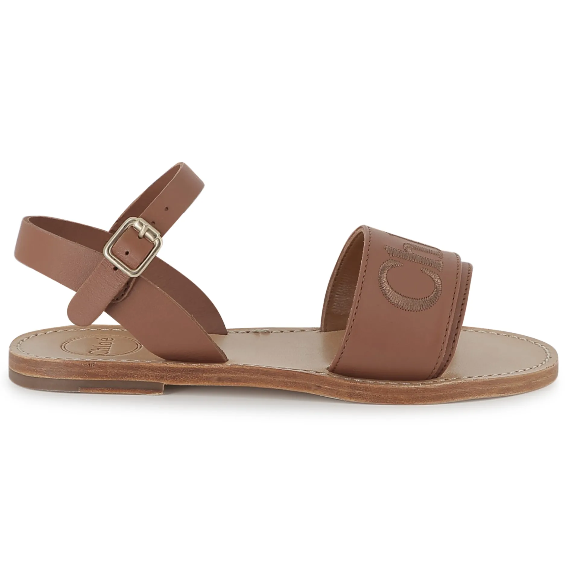 Best CHLOE Sandales avec boucle MARRON FONCE