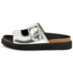 Discount ZADIG & VOLTAIRE Sandales en cuir à boucle SILVER