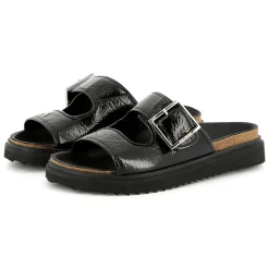 Best ZADIG & VOLTAIRE Sandales en cuir à boucle BLACK