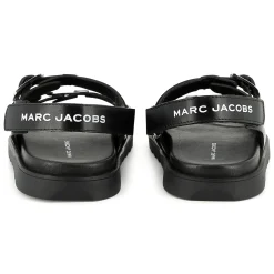 New MARC JACOBS Sandales en cuir à boucle BLACK