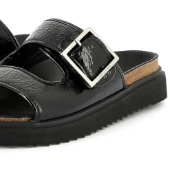 Best ZADIG & VOLTAIRE Sandales en cuir à boucle BLACK