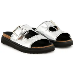 Discount ZADIG & VOLTAIRE Sandales en cuir à boucle SILVER