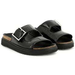 Best ZADIG & VOLTAIRE Sandales en cuir à boucle BLACK