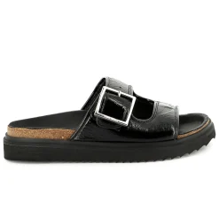 Best ZADIG & VOLTAIRE Sandales en cuir à boucle BLACK