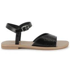 Fashion ZADIG & VOLTAIRE Sandales en cuir à boucle BLACK