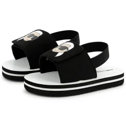 Sale KARL LAGERFELD KIDS Sandales légères à fermeture par bandes auto aggri BLACK
