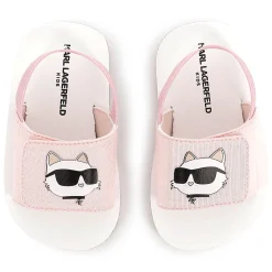 Clearance KARL LAGERFELD KIDS Sandales légères à fermeture par bandes auto aggri ROSEE