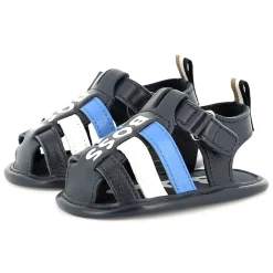 Sale BOSS Sandalettes avec fermeture par bandes auto aggripa BLEU CARGO