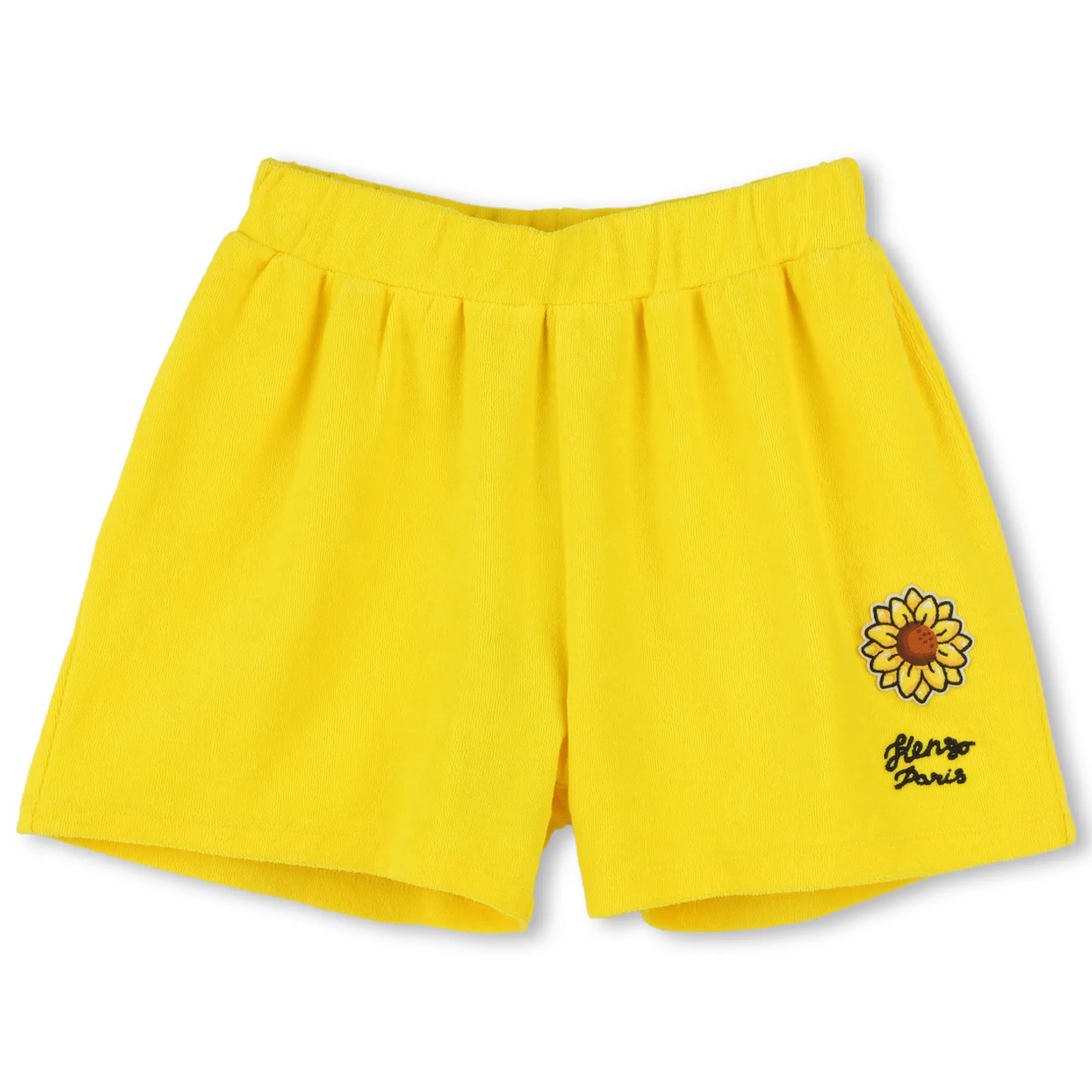 Hot KENZO KIDS Short à taille élastiquée JAUNE TAXI