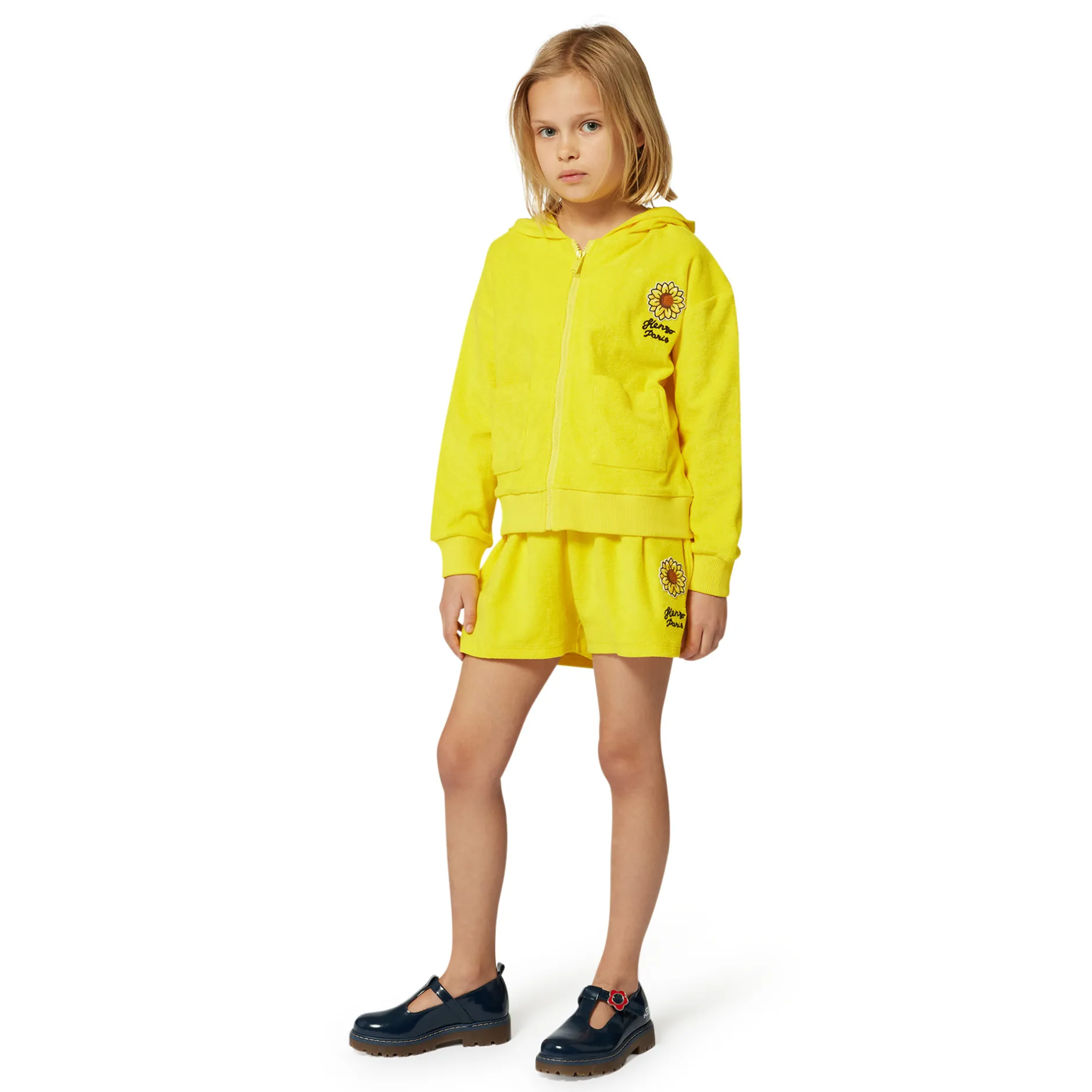 Hot KENZO KIDS Short à taille élastiquée JAUNE TAXI