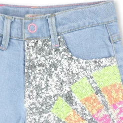 Discount BILLIEBLUSH Short ajustable en jean DOUBLE STONE+BLEACH
