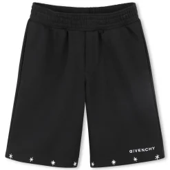 Outlet GIVENCHY Short avec broderies étoiles BLACK