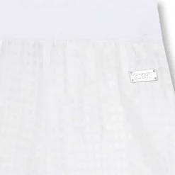 Outlet DKNY Short avec sequins BLANC