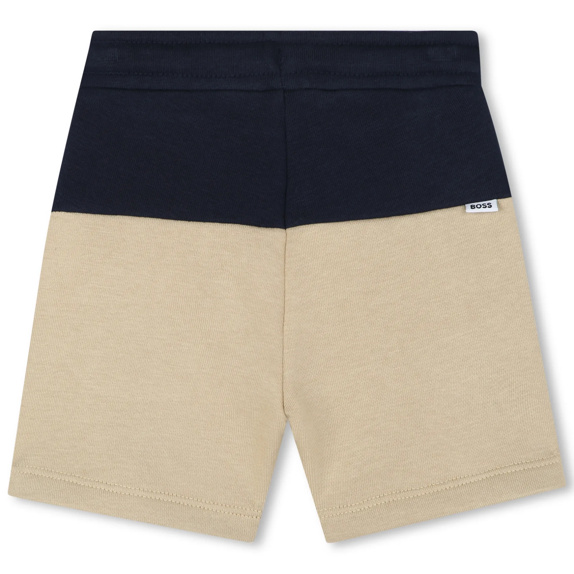 Discount BOSS Short bicolore molletonné BLEU CARGO