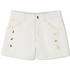 Discount CHLOE Short cinq poches OFFWHITE