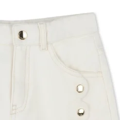 Discount CHLOE Short cinq poches OFFWHITE