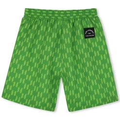 Hot KARL LAGERFELD KIDS Short de bain à poches GREEN LEMON