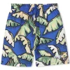 New KENZO KIDS Short de bain imprimé WAVE BLUE