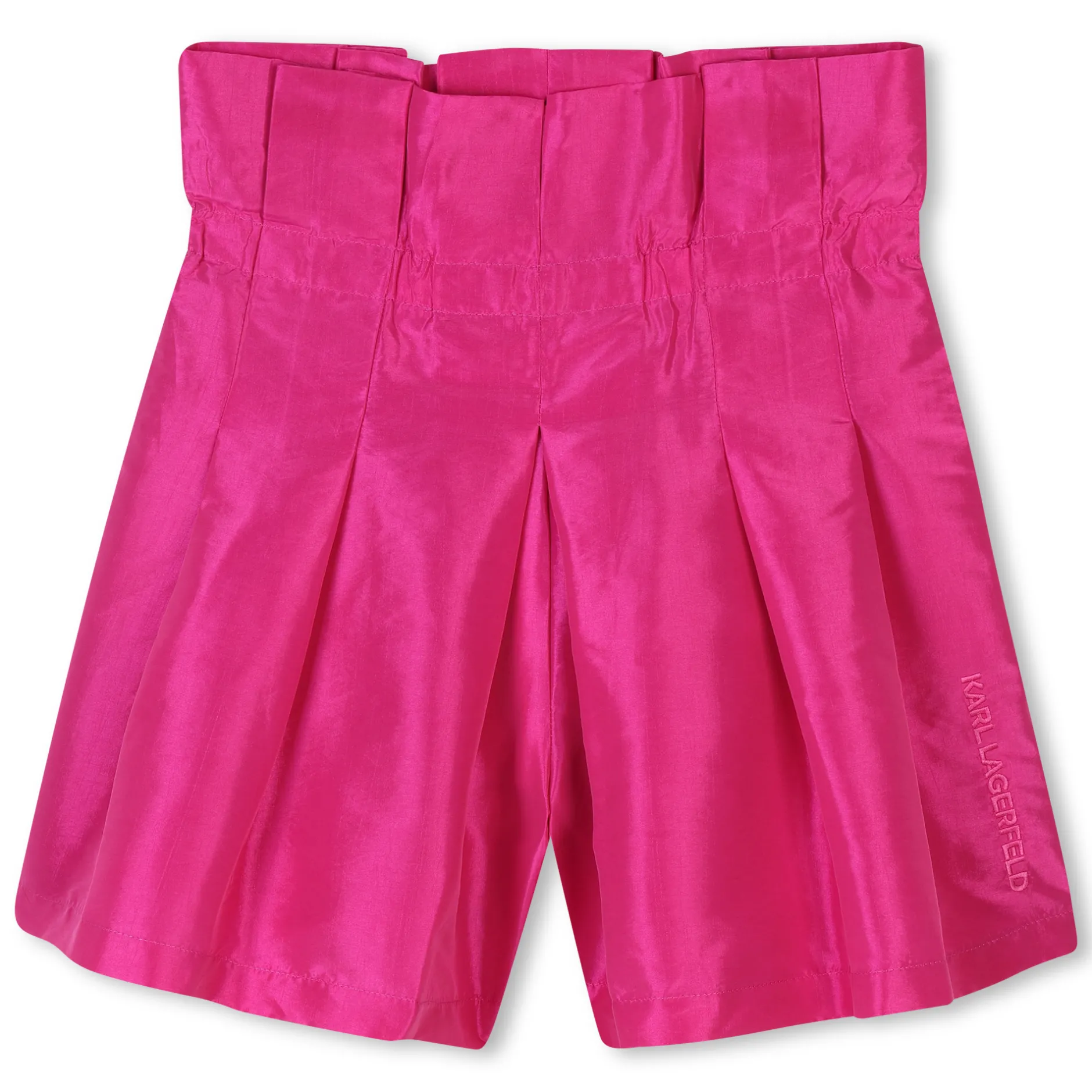 Clearance KARL LAGERFELD KIDS Short de cérémonie en taffetas ROSE TAGADA
