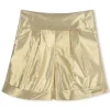 Discount KARL LAGERFELD KIDS Short de cérémonie évasé GOLDEN