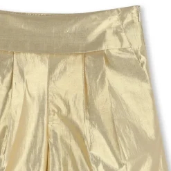 Discount KARL LAGERFELD KIDS Short de cérémonie évasé GOLDEN