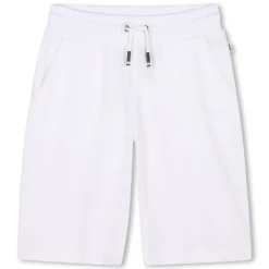 Best BOSS Short de jogging gaufré BLANC
