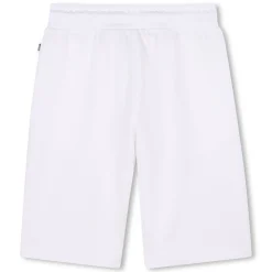 Best BOSS Short de jogging gaufré BLANC